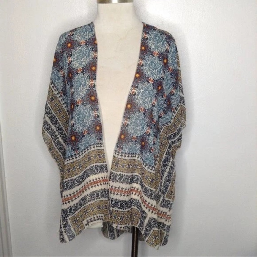NWT size 3xl Live 4 Truth Floral Patterned open front Kimono